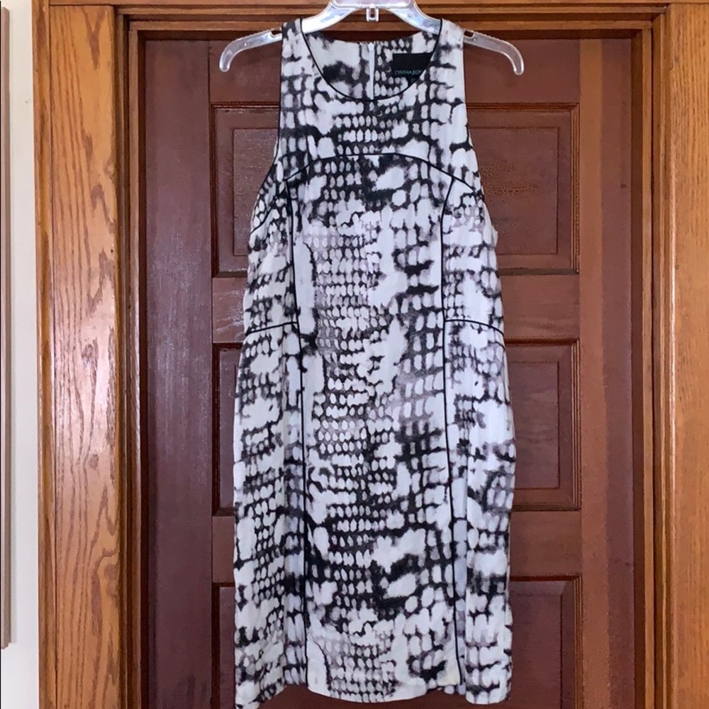 Cynthia Rowley Snake Pattern Racerback Dress
